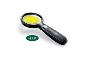 MAGNIFIER 2.5x WITH LED LIGHT 75 mm DIAMETER LEBEZ